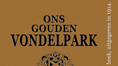 50th anniversary book OGV - Our Golden Vondelpark