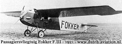 Fokker F3 1921