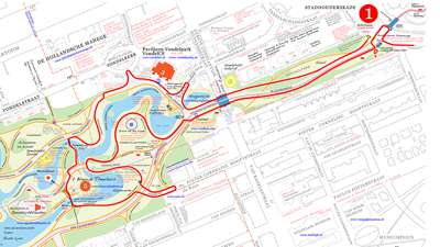 Wandelroute 1 Stadhouderskade