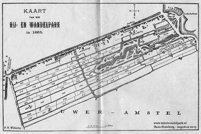 Het Nieuwe Park in 1865